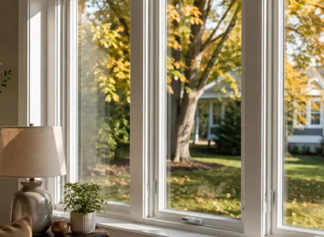 Clear restored window glass