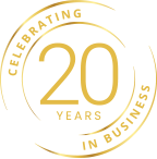 Celebrating 20 years in business